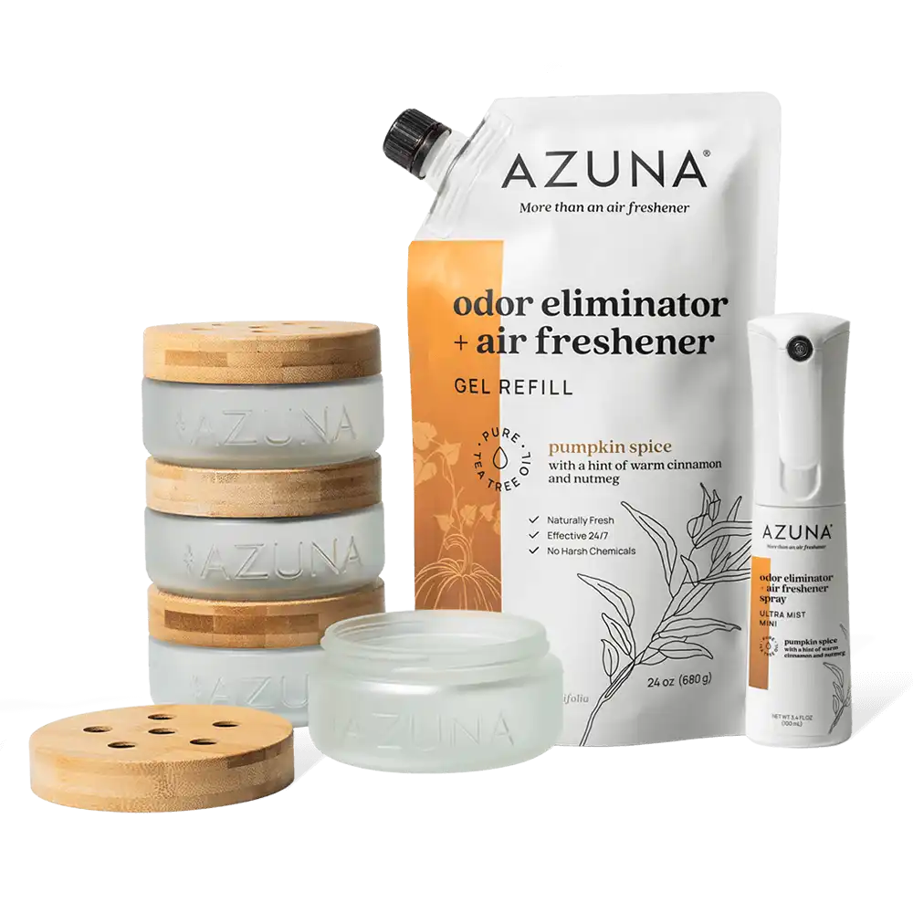 Luxe Glass Odor Eliminator 4 Room Starter Kit + Spray
