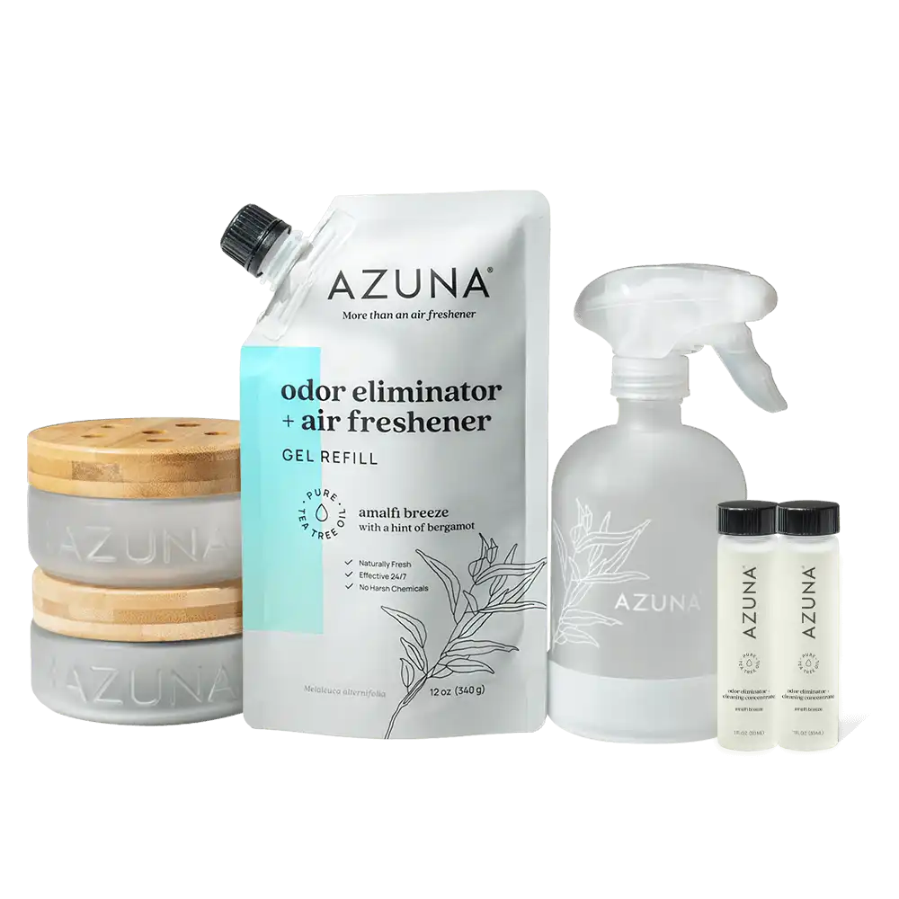 Luxe Glass Odor Eliminator 2 Room Kit & Cleaning Spray