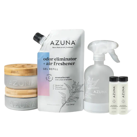 Luxe Glass Odor Eliminator 2 Room Kit & Cleaning Spray