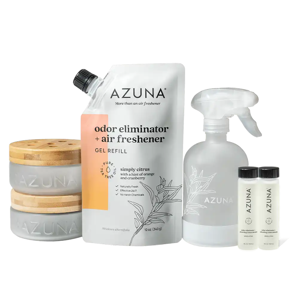 Luxe Glass Odor Eliminator 2 Room Kit & Cleaning Spray