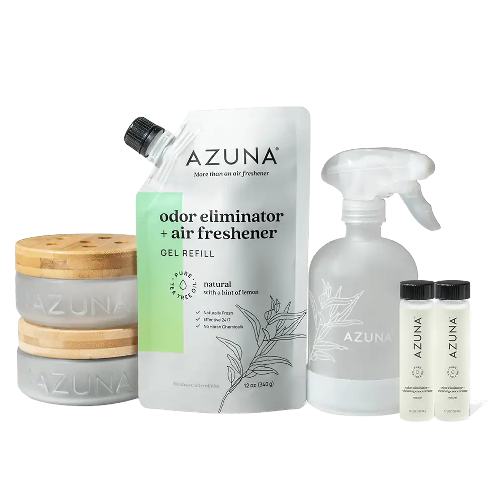 Luxe Glass Odor Eliminator 2 Room Kit & Cleaning Spray