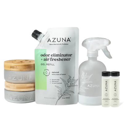 Luxe Glass Odor Eliminator 2 Room Kit & Cleaning Spray