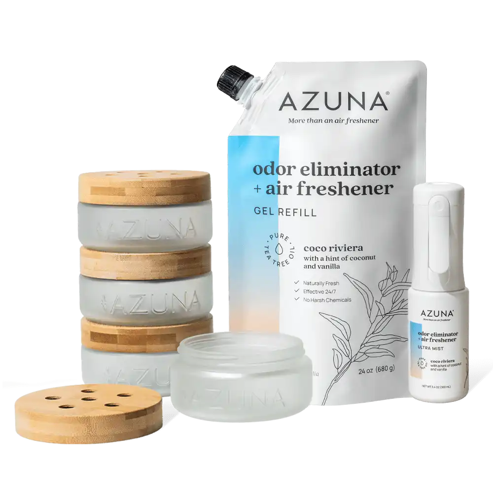Luxe Glass Odor Eliminator 4 Room Starter Kit + Spray
