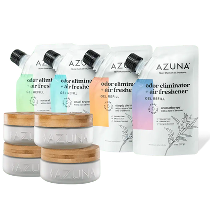 Luxe Glass Odor Eliminator 4 Room Starter Variety Kit