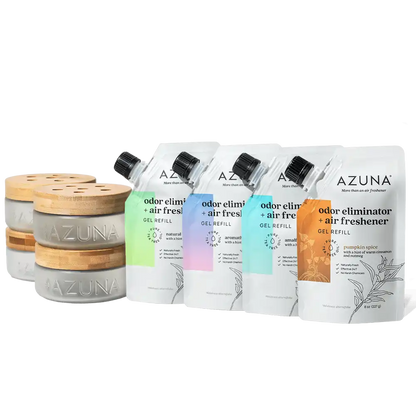 Luxe Glass Odor Eliminator 4 Room Starter Variety Kit
