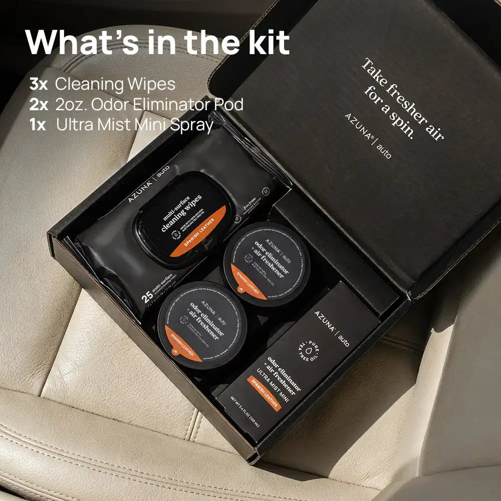 Car Air Freshener & Auto Odor Eliminator Premium Kit