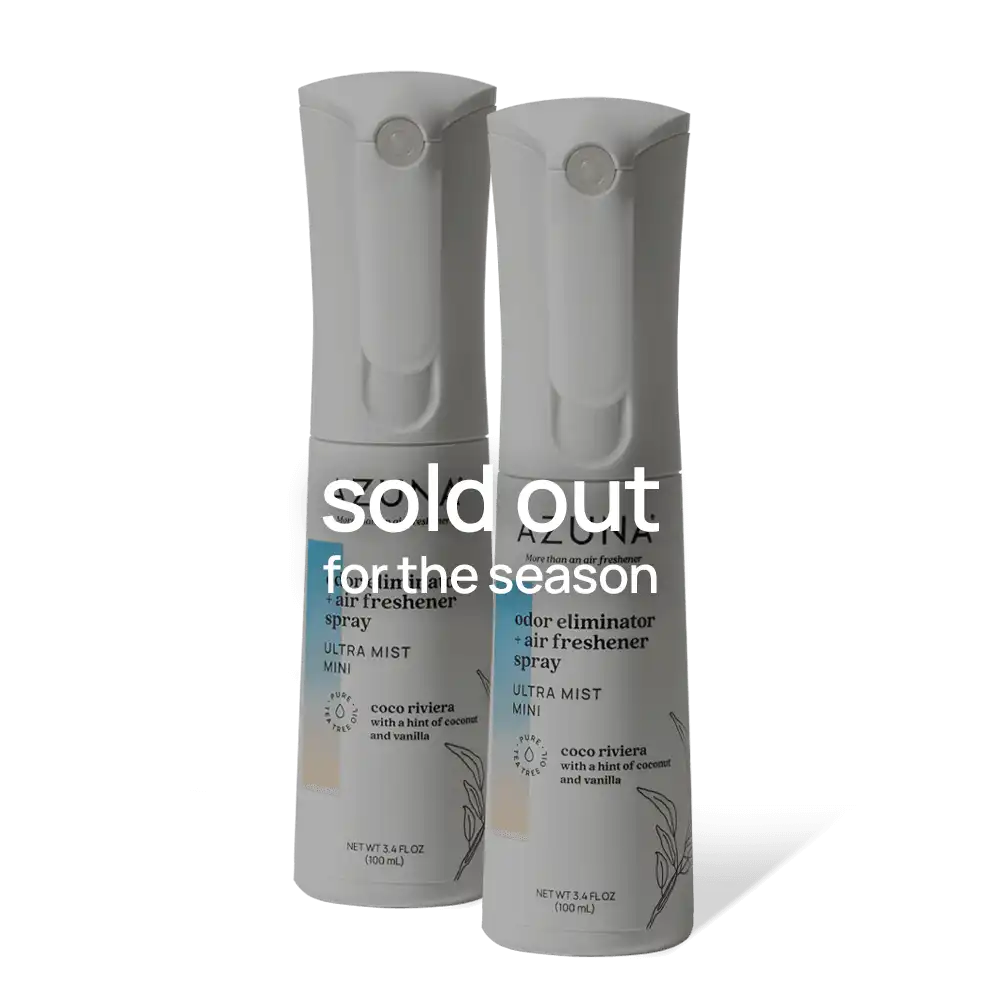 Odor Eliminator + Room Air Freshener Ultra Mist Spray Mini Duo