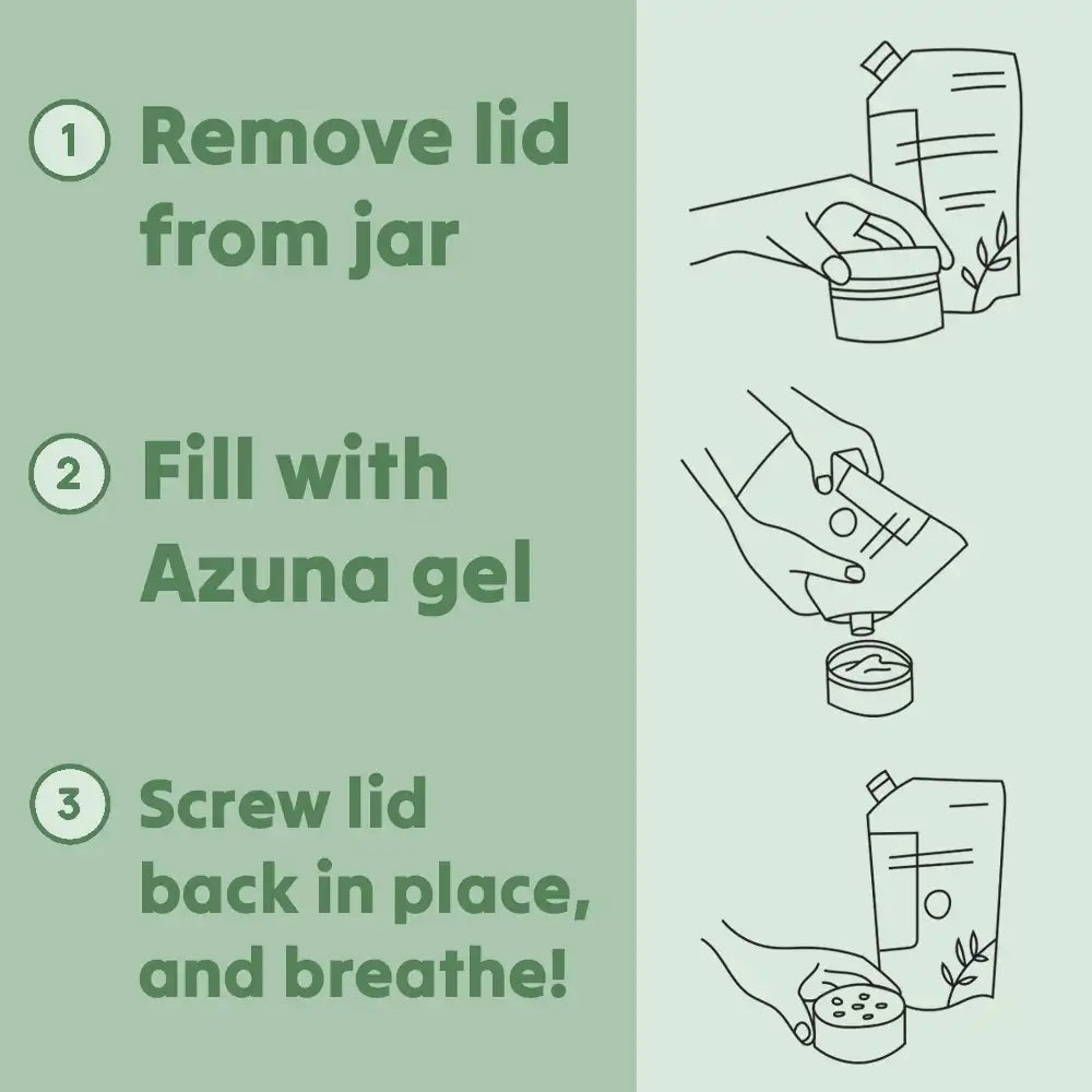 24oz Odor Eliminator Gel Refill in Flower Power - Azuna x Blazy Susan