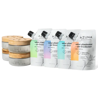 Luxe Glass Odor Eliminator 4 Room Starter Variety Kit