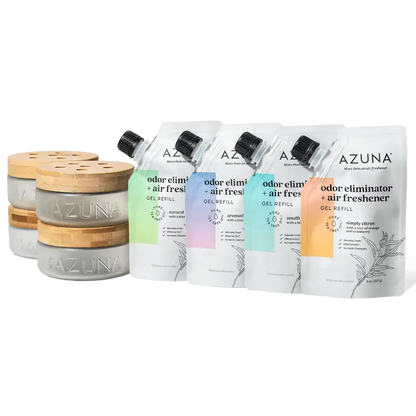 Luxe Glass Odor Eliminator 4 Room Starter Variety Kit