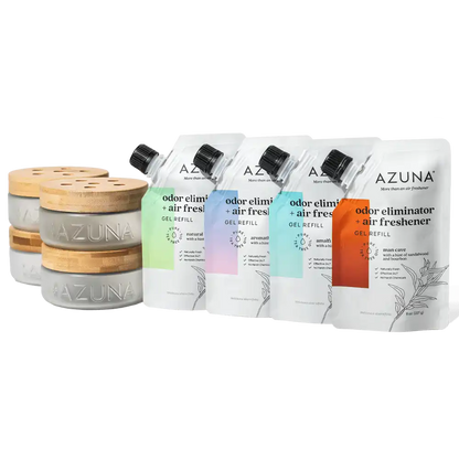 Luxe Glass Odor Eliminator 4 Room Starter Variety Kit