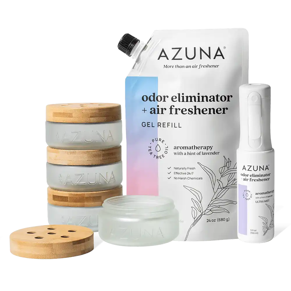 Luxe Glass Odor Eliminator 4 Room Starter Kit + Spray