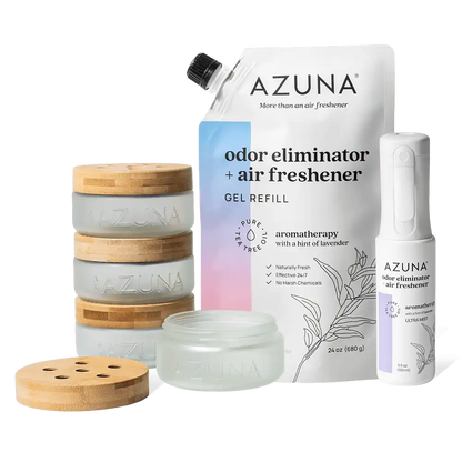 Luxe Glass Odor Eliminator 4 Room Starter Kit + Spray