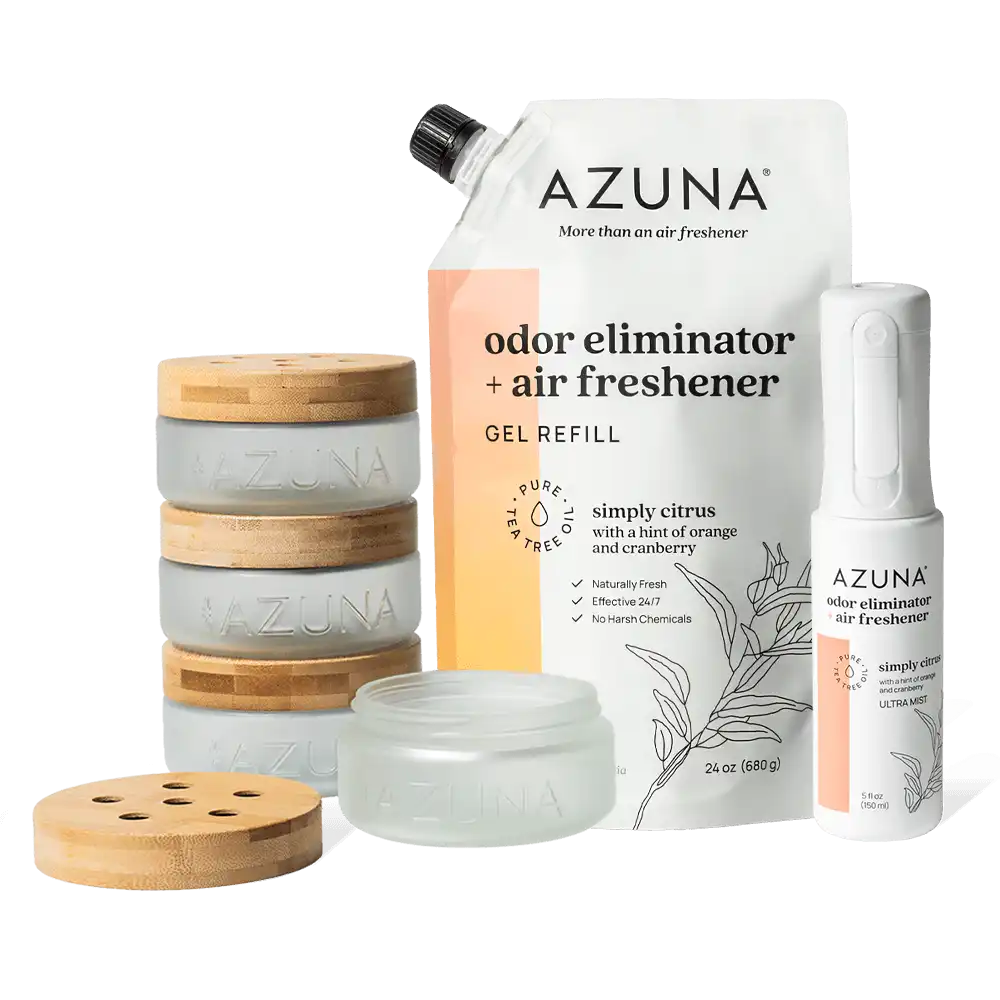 Luxe Glass Odor Eliminator 4 Room Starter Kit + Spray