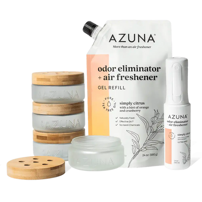 Luxe Glass Odor Eliminator 4 Room Starter Kit + Spray