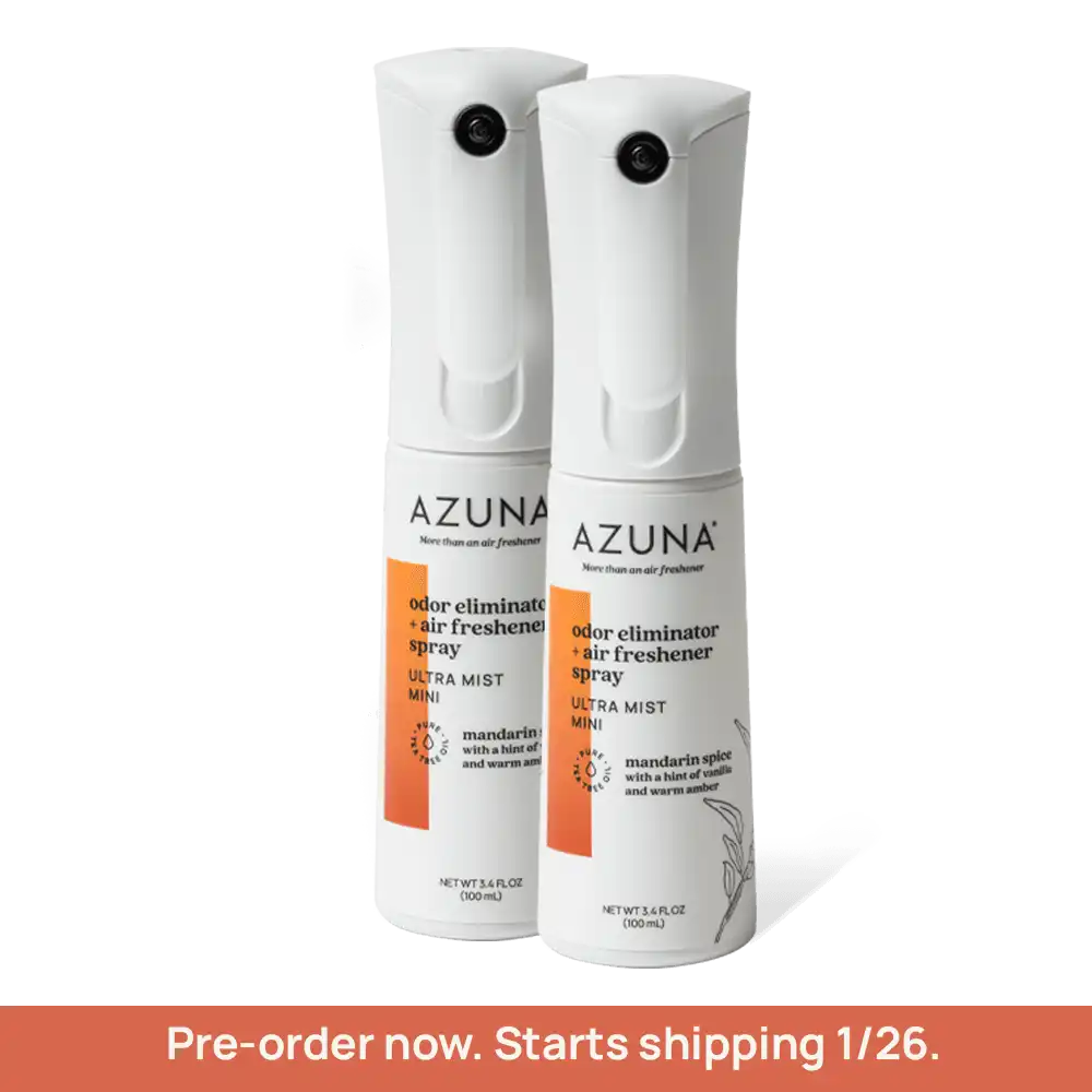 Odor Eliminator + Room Air Freshener Ultra Mist Spray Mini Duo