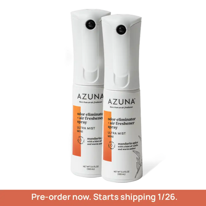 Odor Eliminator + Room Air Freshener Ultra Mist Spray Mini Duo