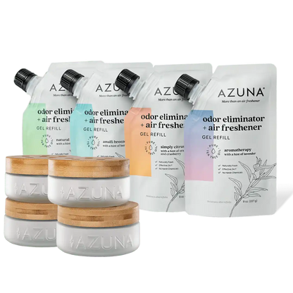 Luxe Glass Odor Eliminator 4 Room Starter Variety Kit
