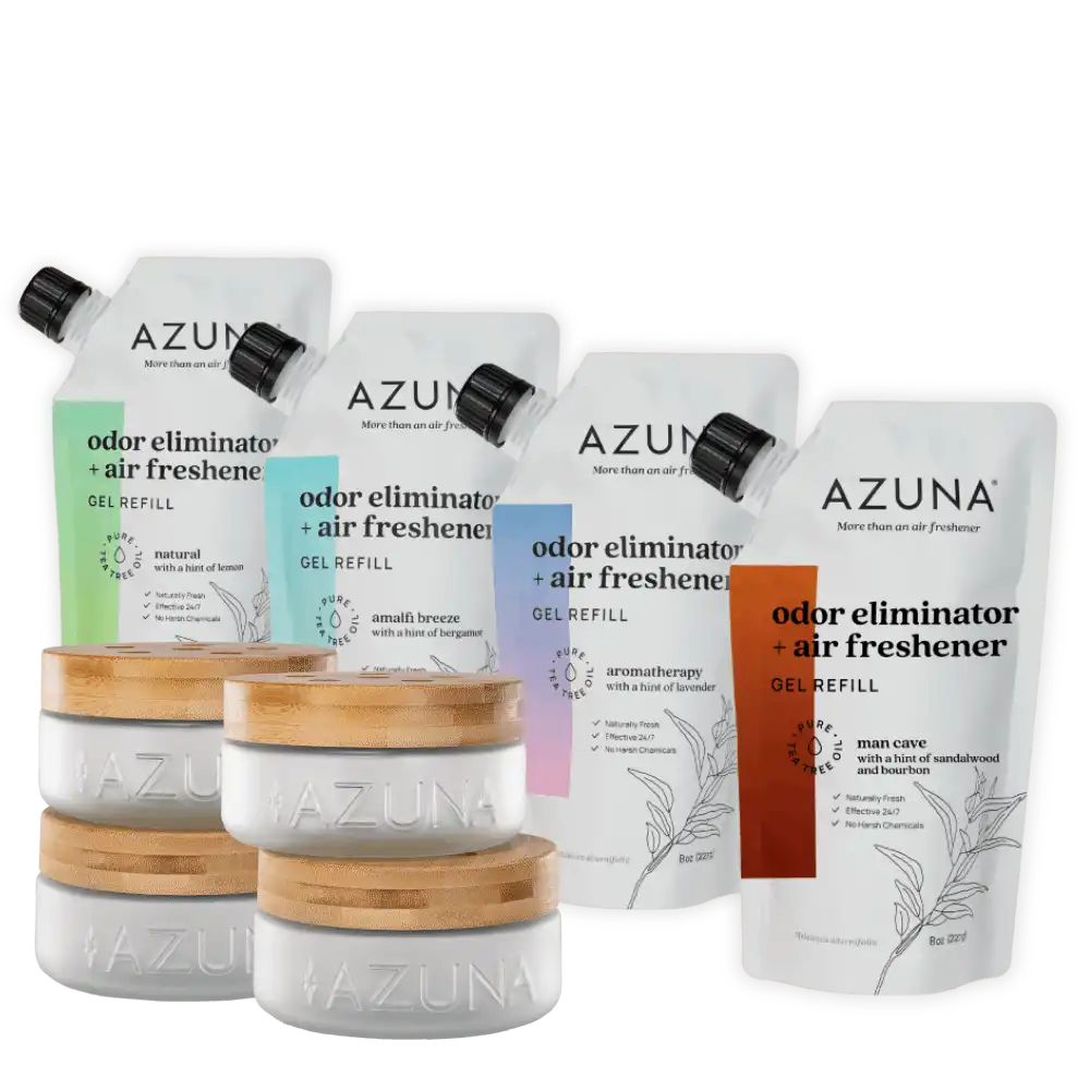 Luxe Glass Odor Eliminator 4 Room Starter Variety Kit
