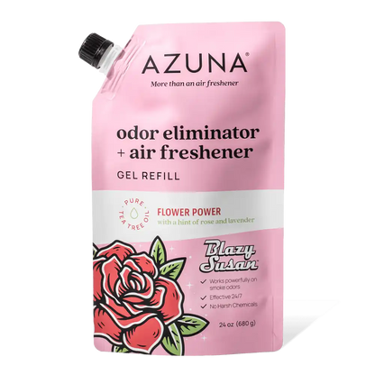 24oz Odor Eliminator Gel Refill in Flower Power - Azuna x Blazy Susan