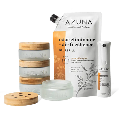 Luxe Glass Odor Eliminator 4 Room Starter Kit + Spray