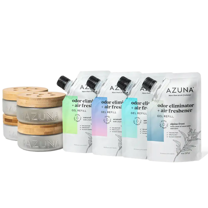 Luxe Glass Odor Eliminator 4 Room Starter Variety Kit