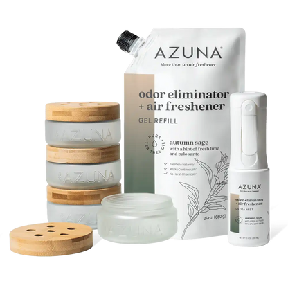 Luxe Glass Odor Eliminator 4 Room Starter Kit + Spray