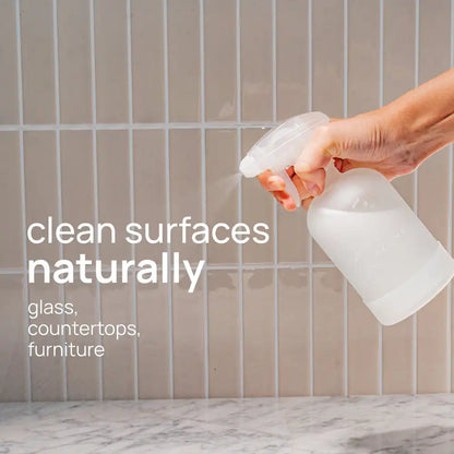 15 oz Reusable Frosted Glass Spray Bottle