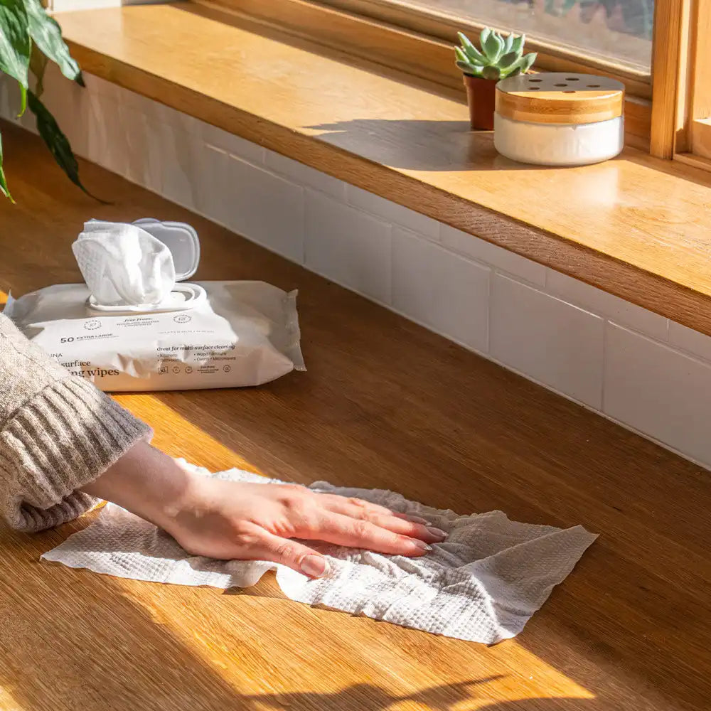 Multipurpose Tea Tree Oil Cleaning Wipes Trio